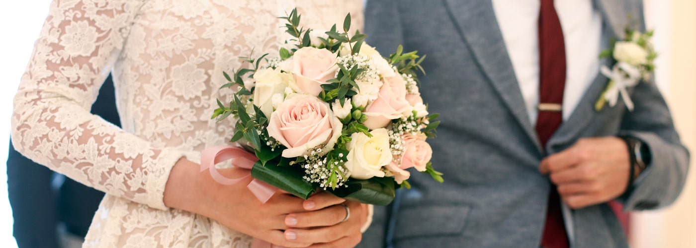 Wedding flowers from Le Jardin Florist in Bampton
